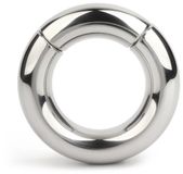 Mr.Steel Click Klak DoNut C-Ring 40mm Zilver Roestvrij staal