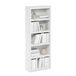 Furinno Rail 5-Tier Open Plank Boekenkast, Wit