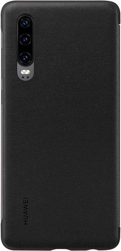 Huawei P30 Smart View Flip Cover Black