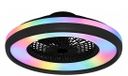 Freelight Plafondventilator Ventola Tuya Ø 60 cm RGB zwart