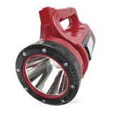 EMOS Led-accu-handschijnwerper voor buiten met draagriem en standaard, superhelder 1000 lm, 500 m lichtbereik, 10-22 uur lichtduur, IP44 waterdicht, slagvast, 3 aparte lichtbronnen, incl.