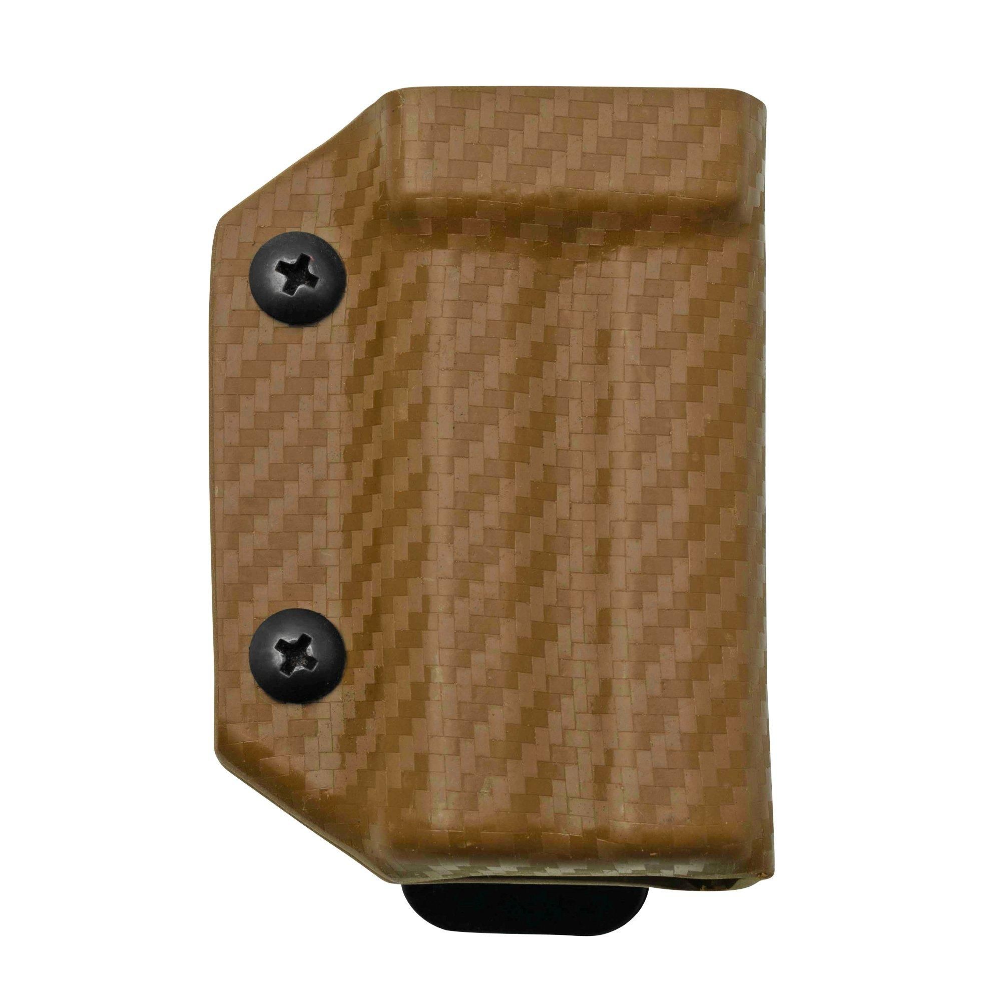 Clip & Carry Kydex Sheath for Leatherman Charge Plus - Carbon Fiber Brown