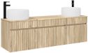 vidaXL Ensemble de meubles de salle de bain 3 pièces Sonoma Chêne 49 x 44,5 x 66 cm