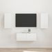 Maison Exclusive - meuble TV, 2 pièces, 78,5 x 31 x 30 cm, blanc laqué
