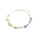 Swarovski Gema ketting, Verguld metaal, Multi, Goudkleur
