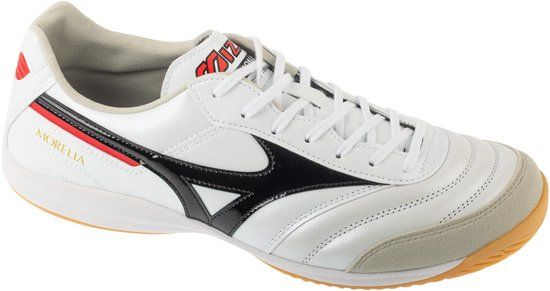 Mizuno Morelia Sala Elite IN Mannen Wit Indoorschoenen Maat 42