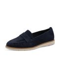 Tamaris Dames Instappers 1-24224-46 805 Navy Blauw Maat 36 EU