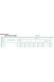 Exacompta 6500E Kassa of Bank Krant Verticaal Picked 32 x 25 cm 80 pagina's 33 regels 110 g/m² papier, 2 labels, ventilatierolommen: 5 doorvoer, 5 credit. Willekeurige kleur