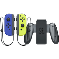 Nintendo Switch Joy-Con set Blauw/Neon Geel + Charge Grip