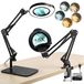 OEM Vergrootglas met LED-verlichting, 10-voudige vergroting, glazen lens, met voet