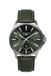 Bauhaus Aviation 2860-4 Automatisch Herenhorloge Groen Staal Zilverkleurig