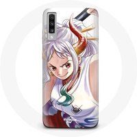 Maniacase Hoesje voor Samsung Galaxy A50 Yamato One Piece Anime Poster