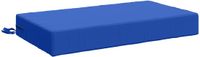 vidaXL Zitkussen SOEST 100% Polyester Koninklijk Blauw 70 x 40 x 10 cm