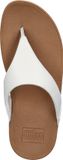 FitFlop Lulu Leather Toe Teenslippers Wit - Maat 39