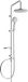 Mexen Carl Colonne de douche, Chrome - 78240-00