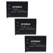 EXTENSILO 3X batterie compatible avec Ricoh DS-6365, DM-6370, SL-58, SL68 appareil photo (700mAh, 3,7V, Li-Ion)