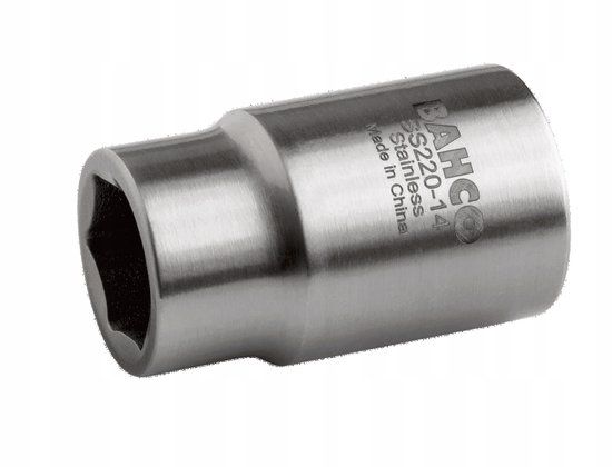 Bahco 1/4" Zeskant Dop 6mm RVS Dop