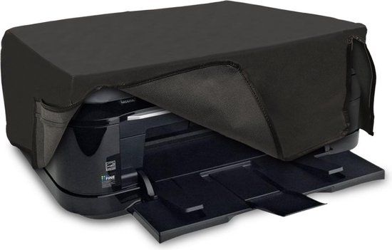 kwmobile hoes geschikt voor Canon Pixma TS6250 / 6150 / 8150 / 9150 - Beschermhoes voor printer - Stofhoes in donkergrijs