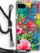 Case Company Google Pixel 6a Case with Cord - Parrot Design - Black Cord - Back Cover