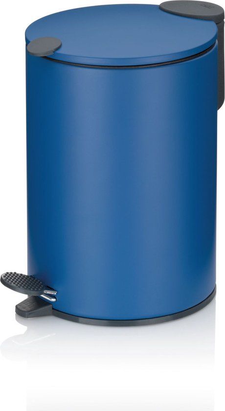 Kela Mats - Pedaal Afvalemmer - 3 L - Oceaan Blauw