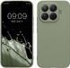 kwmobile hoesje geschikt voor Xiaomi 15T Pro - Hoesje voor smartphone - Precisie camera uitsnede - In grijsgroen