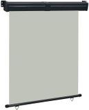vidaXL Balkonscherm 145x250 cm grijs