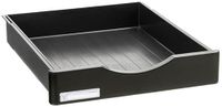 M-Office Atenea Cajón Grande para Estructura Sostenible Modular Producto 100% Reciclado Y Reciclable Frontales Intercambiables (Negro)