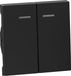 Legrand SEANO serie, schuifdeur, verlicht, zwart gelakt, 1 stuk.