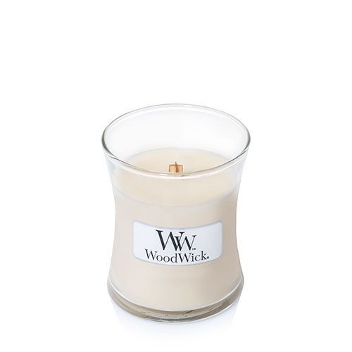 WoodWick Mini Vanilla Bean Scented Candle - 85g