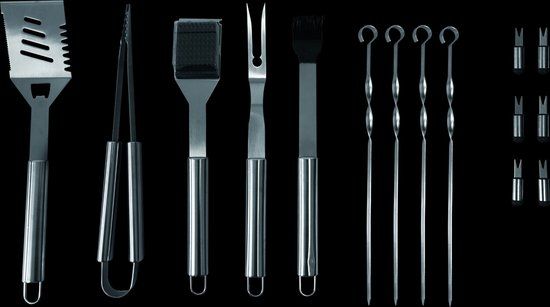 Intergard BBQ barbecue tool set 15-delig