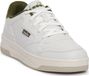 Diadora Utility chaussures basses pour hommes en vert olive et blanc