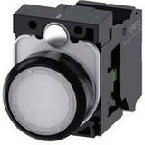 Siemens 3SU11060AB603BA0 3SU1106-0AB60-3BA0 Bouton-poussoir à rappel 1 pc(s) Piece