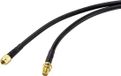 SpeaKa Professional Antenne Verlengkabel [1x RP-SMA-stekker - 1x RP-SMA-bus] 5.00 m Zwart