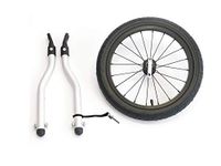 XLC Unisex fietsaanhanger voor kinderen, 3092008011, uniseks, zwart, 16 inch