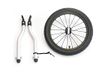 XLC Unisex fietsaanhanger voor kinderen, 3092008011, uniseks, zwart, 16 inch