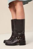 Sissy-Boy Donkerbruine Biker Boots Met Gesp - 39