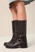 Sissy-Boy Donkerbruine Biker Boots Met Gesp - 39