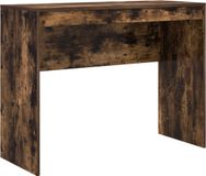 vidaXL Bureau Rook Eiken 100 x 40 x 76 cm