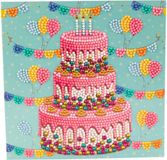 ITZ Netherlands Diamond painting Crystal Art Carte gâteau 18x18cm