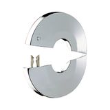 Delabie 824016.2p rozetten, diameter 16 mm, verchroomd, 2 stuks