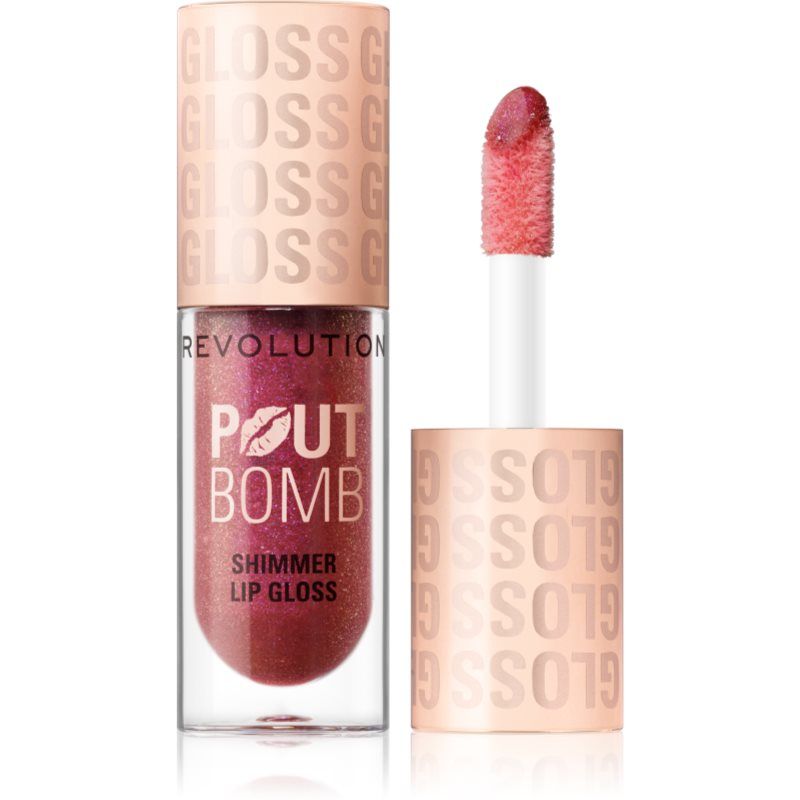 Revolution Pout Bomb Shimmer Gloss Berry Lustre