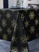 CALITEX Strass tafelkleed, polyester, goud, rond, 180 cm