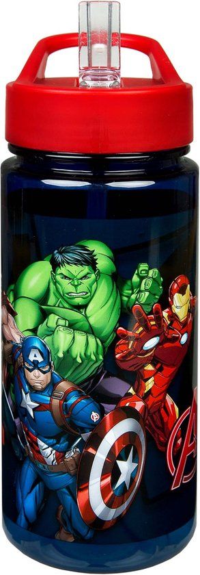 4KidsOnly Avengers Plastic drinkfles - 500 ml
