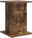 vidaXL Plantenstandaard Gerookt eiken 30,5 x 30 x 43 cm Bewerkt hout
