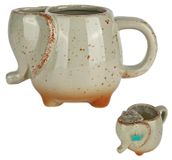 Mug éléphant 3D avec porte-sachet de thé