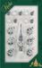 Krebs Mini Kerstballen en Piek Set - 16-dlg - Zilver - Glas