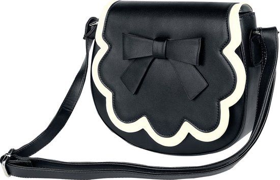 Banned Rocco Dames Handtas - zwart/wit - Standard