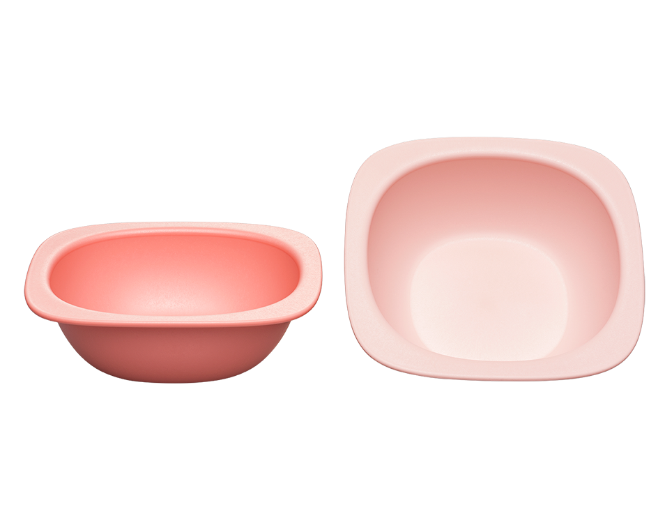Nip Eat Green Serveerschotel - Oranje - Rond - Vaatwasserbestendig & Magnetronbestendig