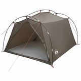 vidaXL Tunneltent 2-persoons Bruin en Grijs