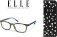Elle Eyewear Collection Leesbril EL15937 Groen gestreept +1.50